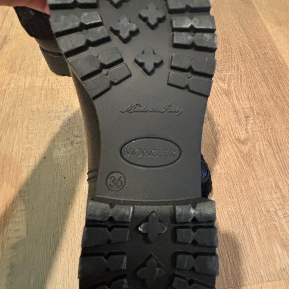 Moncler Waterproof Boots with Knit Top - Picture 2 of 3